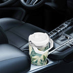 Personalised Cockatoo 20oz Stainless Steel Tumbler Screw On Lid With Straw Personalised 20oz Tumbler with Top Handle animal Printed Offshore