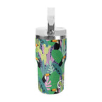 Personalised Bright Jungle Toucans 20oz Stainless Steel Tumbler Screw On Lid With Straw Personalised 20oz Tumbler with Top Handle animal Printed Offshore