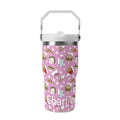 Personalised Fast Food 20oz Stainless Steel Tumbler Screw On Lid With Straw Default Title Personalised 20oz Tumbler with Top Handle Food Printed Offshore