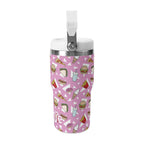 Personalised Fast Food 20oz Stainless Steel Tumbler Screw On Lid With Straw Personalised 20oz Tumbler with Top Handle Food Printed Offshore