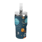 Personalised Galaxy 20oz Stainless Steel Tumbler Screw On Lid With Straw Personalised 20oz Tumbler with Top Handle Printed Offshore Space