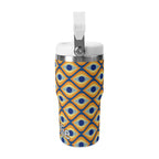 Personalised Retro Eyes 20oz Stainless Steel Tumbler Screw On Lid With Straw Personalised 20oz Tumbler with Top Handle Printed Offshore Retro