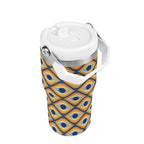 Personalised Retro Eyes 20oz Stainless Steel Tumbler Screw On Lid With Straw Personalised 20oz Tumbler with Top Handle Printed Offshore Retro