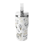 Personalised Bears 20oz Stainless Steel Tumbler Screw On Lid With Straw Personalised 20oz Tumbler with Top Handle animal Printed Offshore