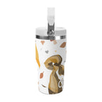 Personalised Autumn 20oz Stainless Steel Tumbler Screw On Lid With Straw Personalised 20oz Tumbler with Top Handle Printed Offshore