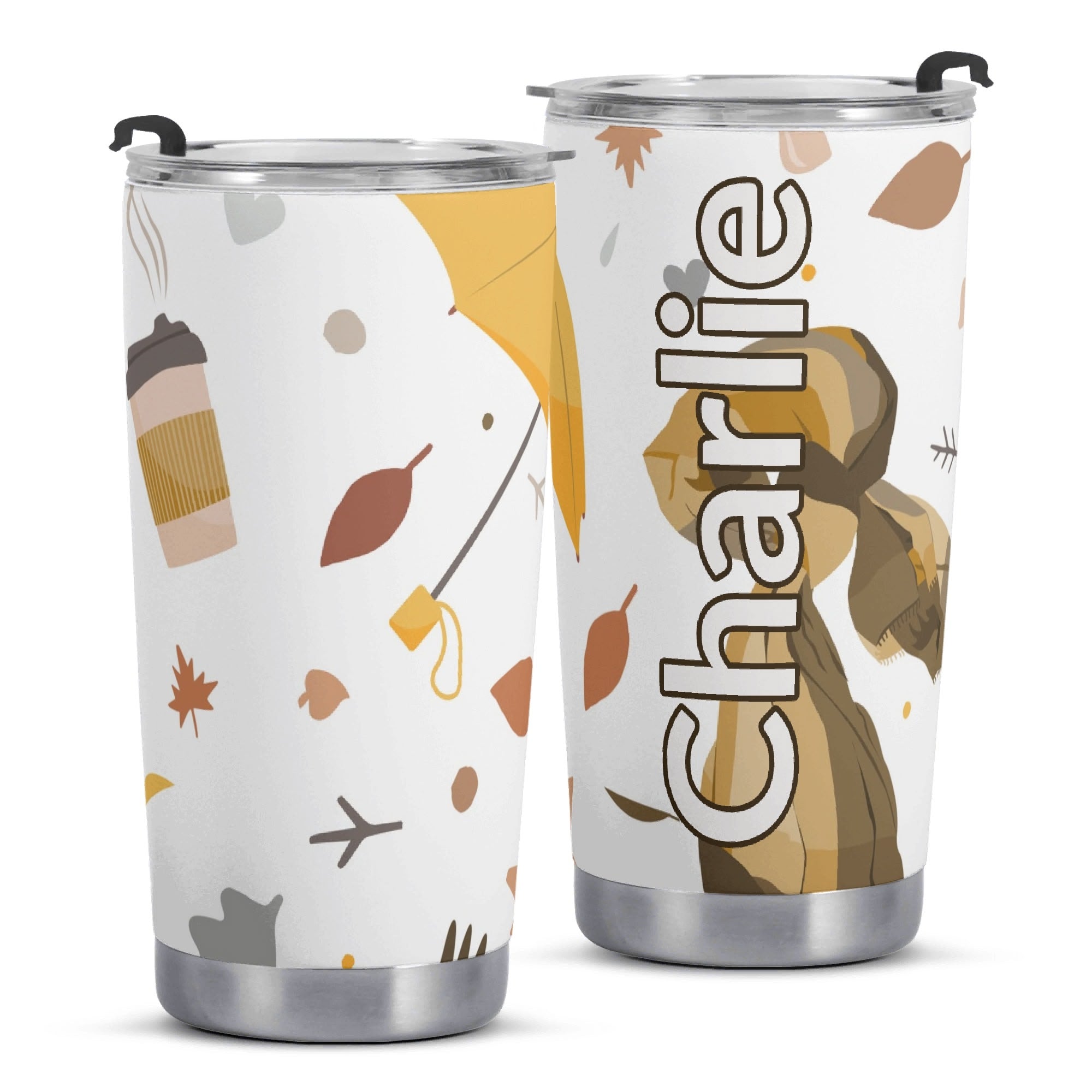 Personalised - Autumn - Stainless Steel 20oz Travel Mug Personalised 20oz Travel Mug Printed Offshore