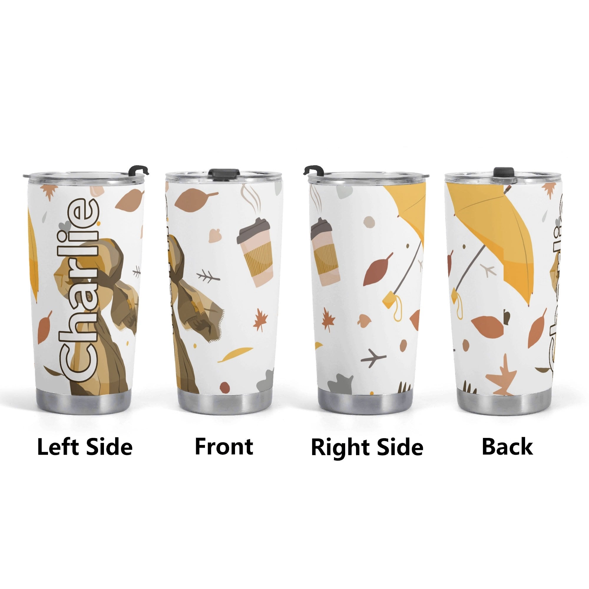 Personalised - Autumn - Stainless Steel 20oz Travel Mug Personalised 20oz Travel Mug Printed Offshore