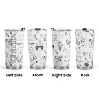 Personalised Bears Stainless Steel 20oz Travel Mug Personalised 20oz Travel Mug animal Printed Offshore