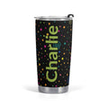 Personalised Stars And Swirls Stainless Steel 20oz Travel Mug Default Title Personalised 20oz Travel Mug Printed Offshore