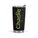Personalised Stars And Swirls Stainless Steel 20oz Travel Mug Default Title Personalised 20oz Travel Mug Printed Offshore