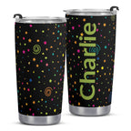 Personalised Stars And Swirls Stainless Steel 20oz Travel Mug Personalised 20oz Travel Mug Printed Offshore