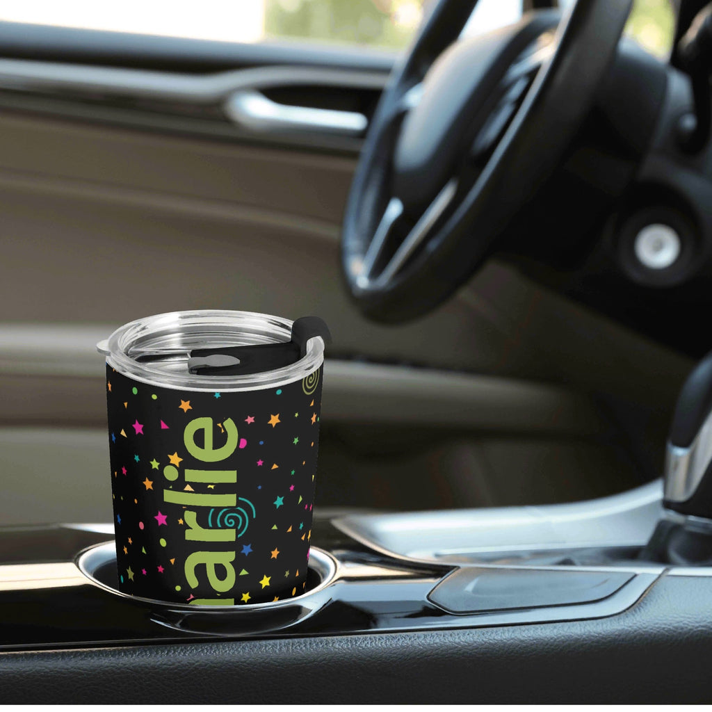 Personalised Stars And Swirls Stainless Steel 20oz Travel Mug Personalised 20oz Travel Mug Printed Offshore