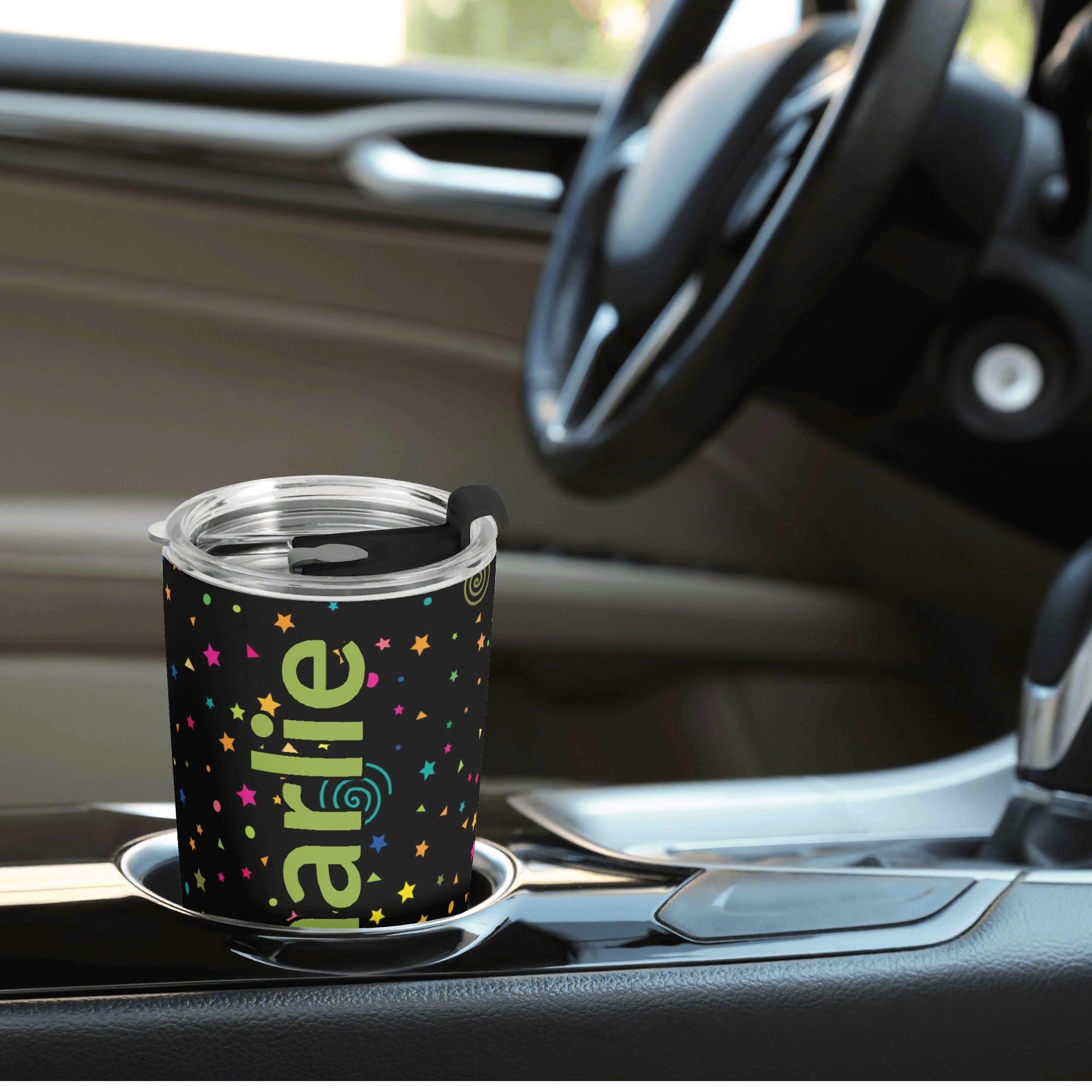 Personalised - Stars And Swirls - Stainless Steel 20oz Travel Mug Personalised 20oz Travel Mug Printed Offshore