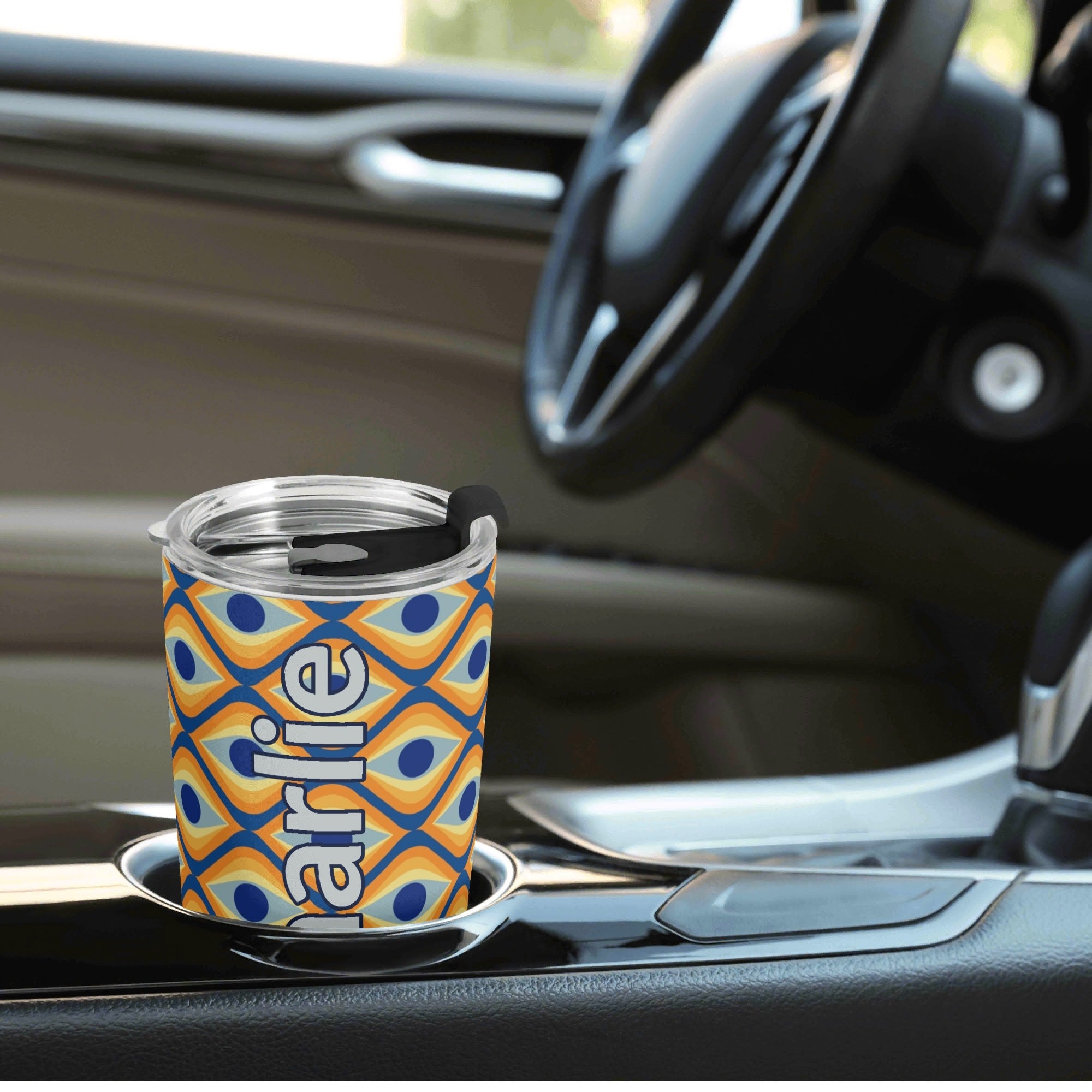 Personalised - Retro Eyes - Stainless Steel 20oz Travel Mug Personalised 20oz Travel Mug Printed Offshore Retro