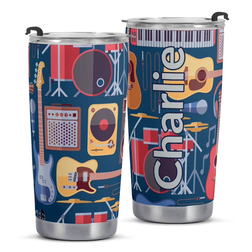 Personalised Music Instruments Stainless Steel 20oz Travel Mug Personalised 20oz Travel Mug Music Printed Offshore