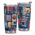 Personalised Music Instruments Stainless Steel 20oz Travel Mug Personalised 20oz Travel Mug Music Printed Offshore