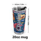 Personalised Music Instruments Stainless Steel 20oz Travel Mug Personalised 20oz Travel Mug Music Printed Offshore