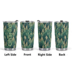 Personalised Leaves On Leaves Stainless Steel 20oz Travel Mug Personalised 20oz Travel Mug Plants Printed Offshore