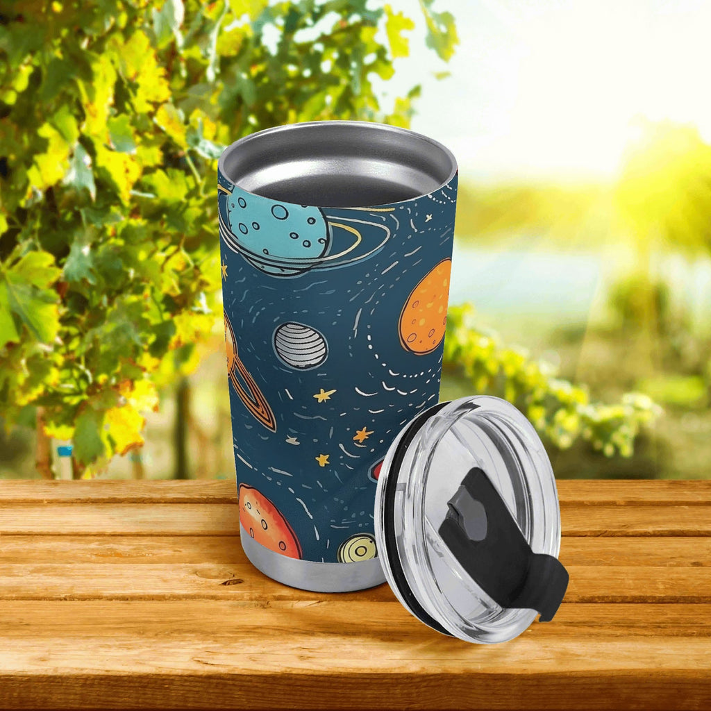 Personalised Galaxy Stainless Steel 20oz Travel Mug Personalised 20oz Travel Mug Printed Offshore Space