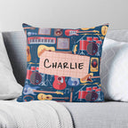 Personalised Music Instruments Cushion Cover 2XL Personalised Cushion Cover Globally Fulfilled Music