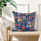 Personalised Music Instruments Cushion Cover Personalised Cushion Cover Globally Fulfilled Music