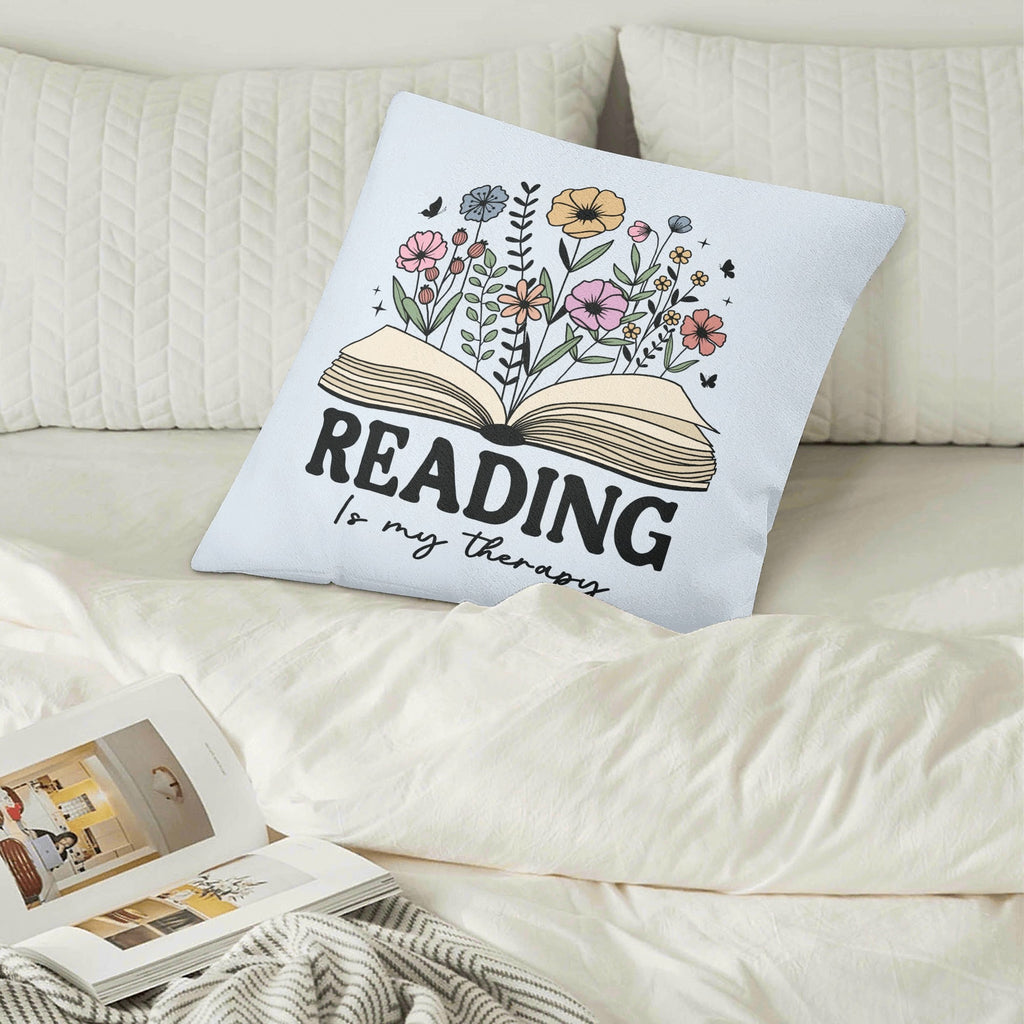 Reading Is My Therapy Cushion Cover Cushion Cover Printed Offshore Reading