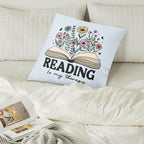 Reading Is My Therapy Cushion Cover Cushion Cover Printed Offshore Reading