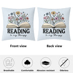 Reading Is My Therapy Cushion Cover Cushion Cover Printed Offshore Reading