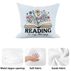 Reading Is My Therapy Cushion Cover Cushion Cover Printed Offshore Reading