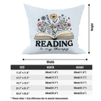 Reading Is My Therapy Cushion Cover Cushion Cover Printed Offshore Reading