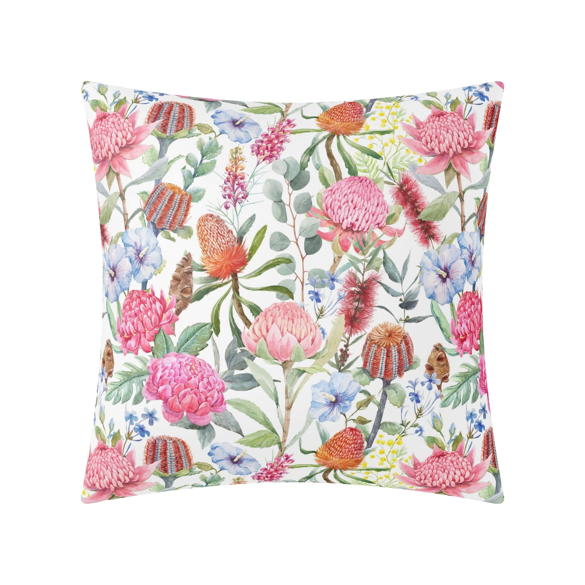 Australian Flowers Cushion Cover Cushion Cover Plants Printed Offshore