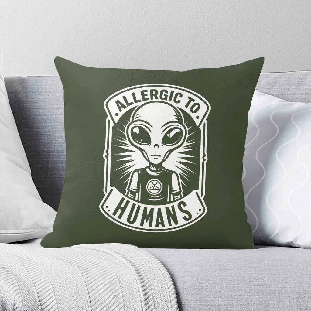 Alien, Allergic To Humans Cushion Cover 2XL Cushion Cover Printed Offshore Sci Fi