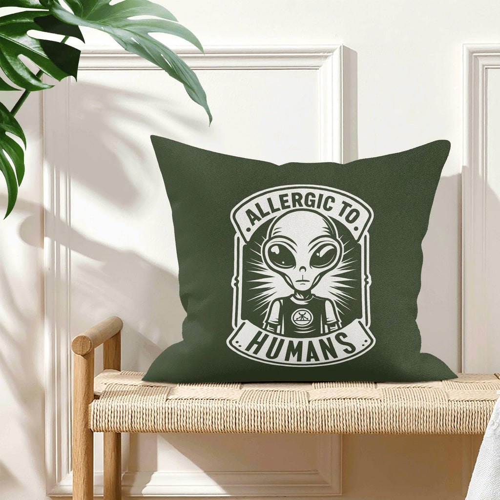 Alien, Allergic To Humans Cushion Cover Cushion Cover Printed Offshore Sci Fi