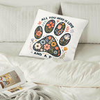 All You Need Is Love And A Dog Cushion Cover Cushion Cover animal Printed Offshore