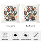 All You Need Is Love And A Dog Cushion Cover Cushion Cover animal Printed Offshore
