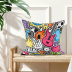Sticker Music - Cushion Cover Cushion Cover Music Printed Offshore