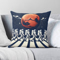 Astronaut Zebra Crossing - Cushion Cover 2XL Cushion Cover Music Printed Offshore Space