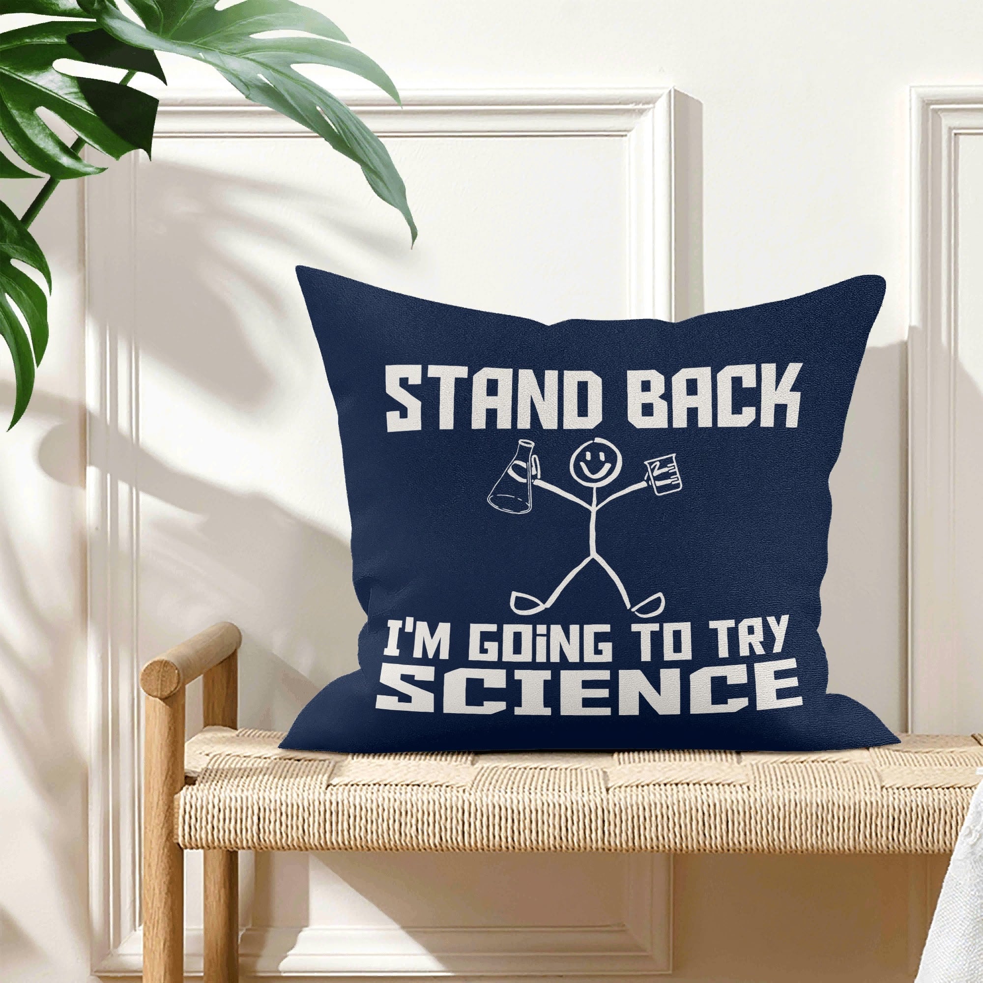 Stand Back, Im Going To Try Science - Cushion Cover Cushion Cover Printed Offshore Science