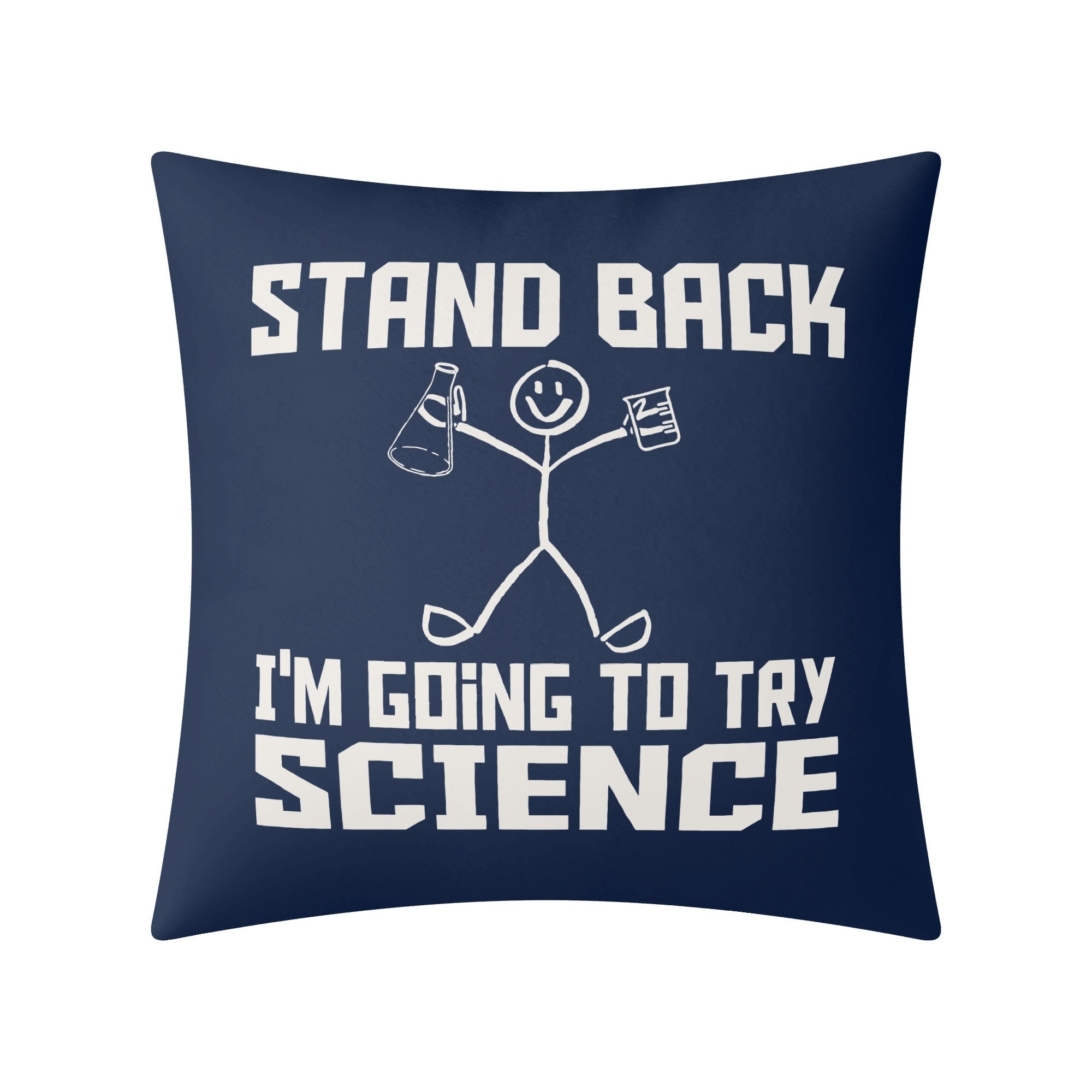 Stand Back, Im Going To Try Science - Cushion Cover Cushion Cover Printed Offshore Science