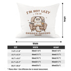 Im Not Lazy, Im In Energy Saving Mode, Cat Cushion Cover Cushion Cover animal Printed Offshore