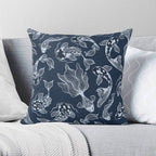 Blue Fish Cushion Cover 2XL Cushion Cover animal Printed Offshore