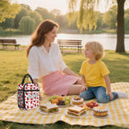 Personalised Ladybugs Insulated School Lunch Bag Personalised Lunch Bag animal Printed Offshore