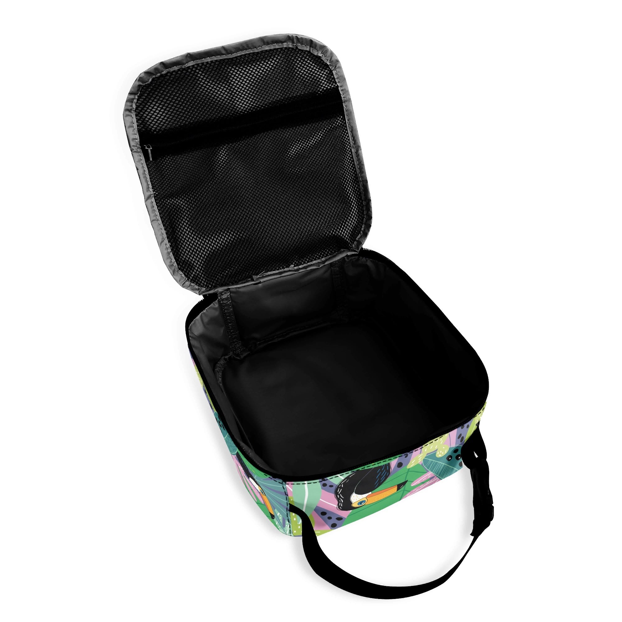 Personalised - Toucan Jungle - Insulated School Lunch Bag Personalised Lunch Bag animal Printed Offshore