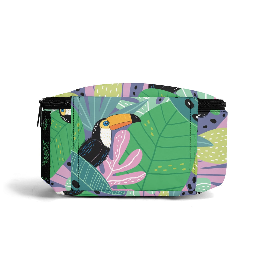 Personalised Toucan Jungle Insulated School Lunch Bag Personalised Lunch Bag animal Printed Offshore