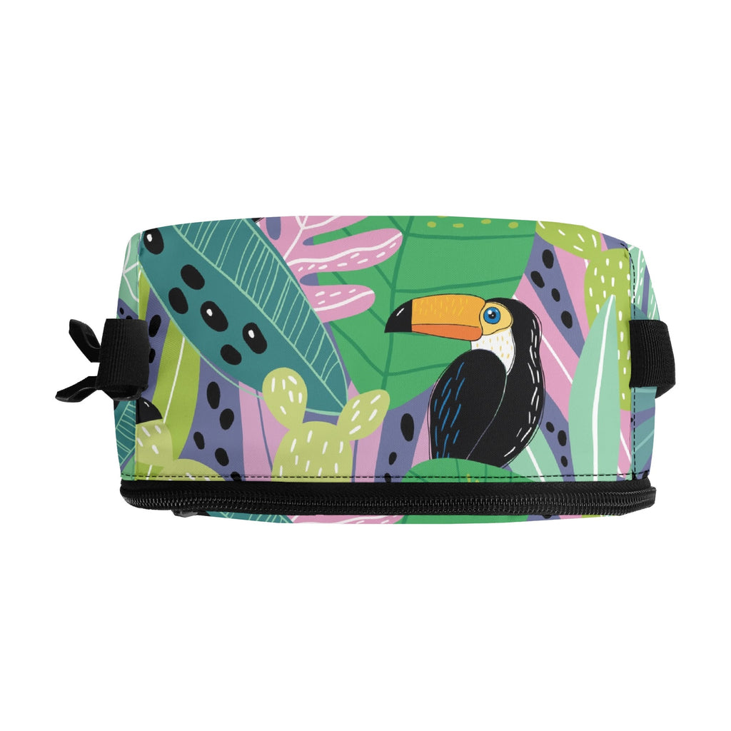 Personalised Toucan Jungle Insulated School Lunch Bag Personalised Lunch Bag animal Printed Offshore