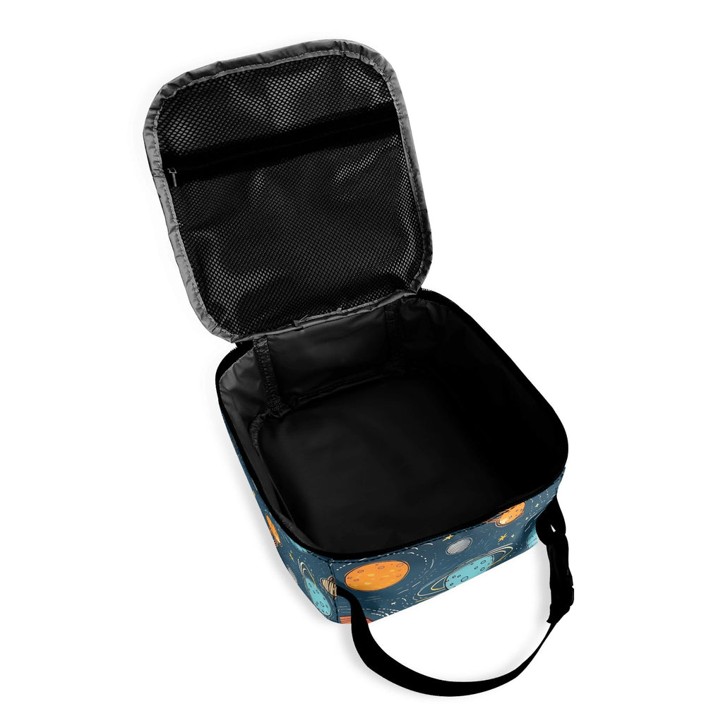 Personalised Galaxy Insulated School Lunch Bag Personalised Lunch Bag Printed Offshore Space