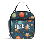 Personalised Galaxy Insulated School Lunch Bag Personalised Lunch Bag Printed Offshore Space