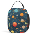 Personalised Galaxy Insulated School Lunch Bag Personalised Lunch Bag Printed Offshore Space