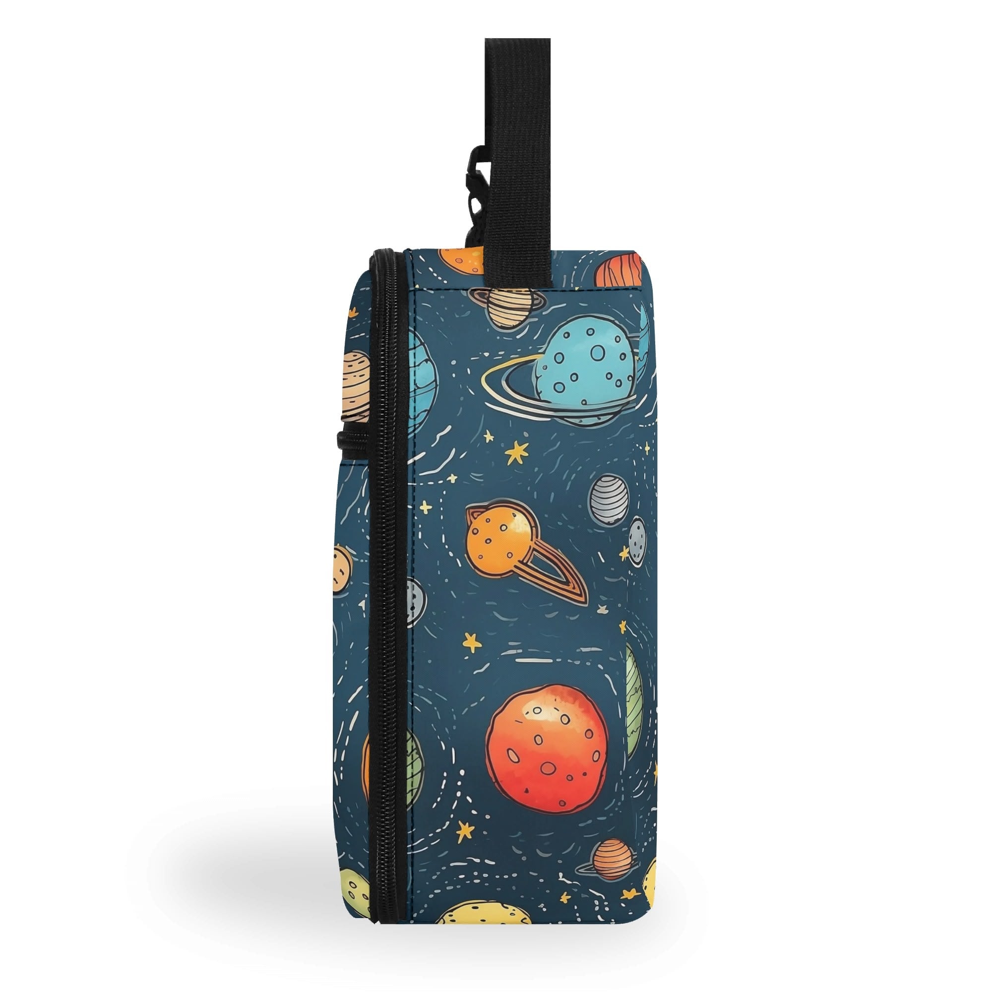 Personalised Galaxy Insulated School Lunch Bag Personalised Lunch Bag Printed Offshore Space