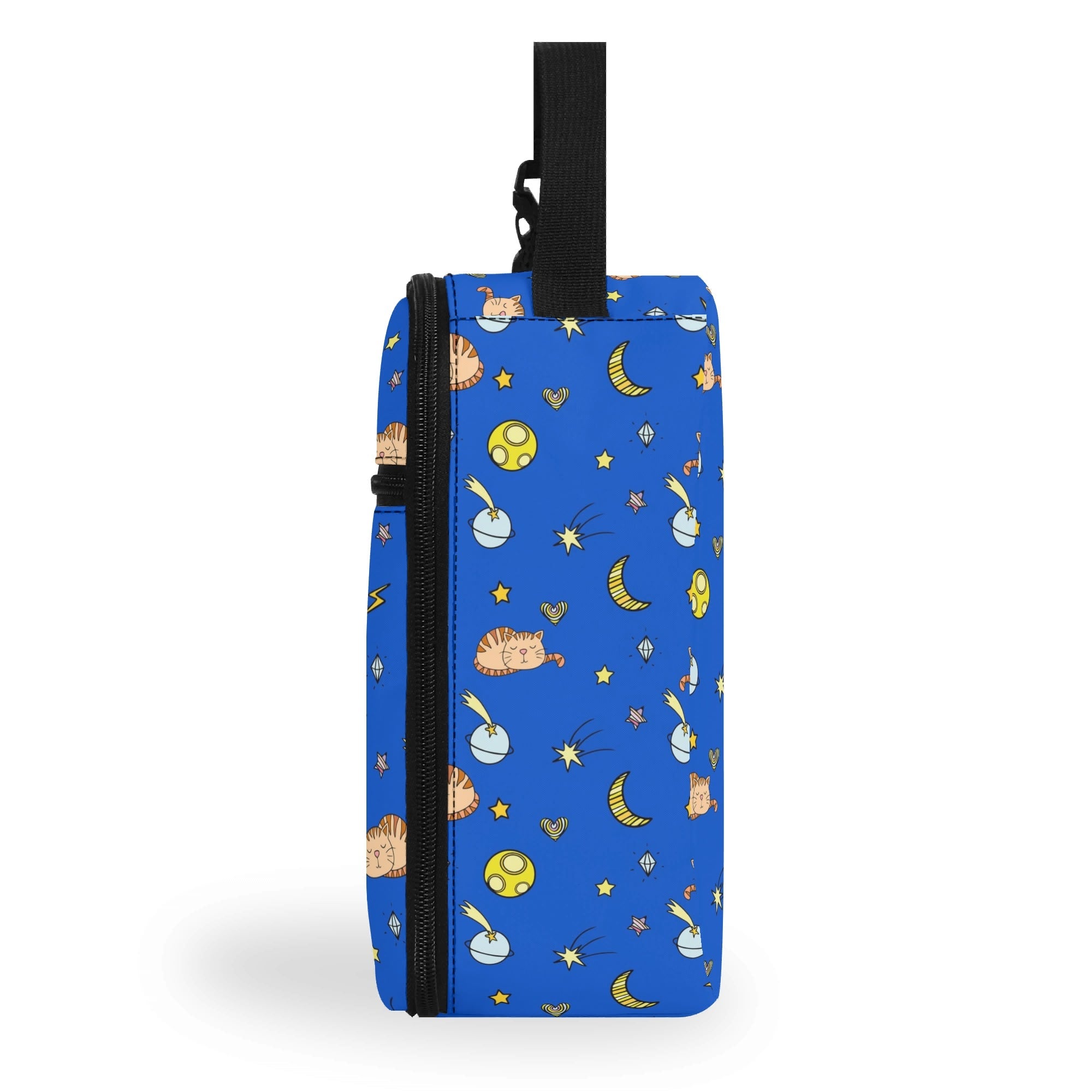 Personalised Cats In Space Insulated School Lunch Bag Personalised Lunch Bag animal Printed Offshore